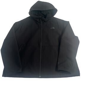The North Face Camden Softshell Jacket Black Size XXL Fleece Line Outdoor Hiking